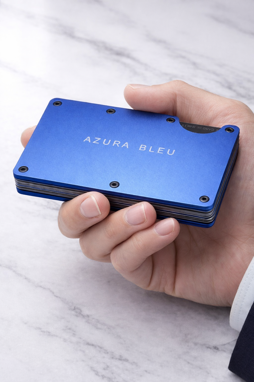 Slim Aluminum Credit Card Holder Wallet – Minimalist Metal Card Case