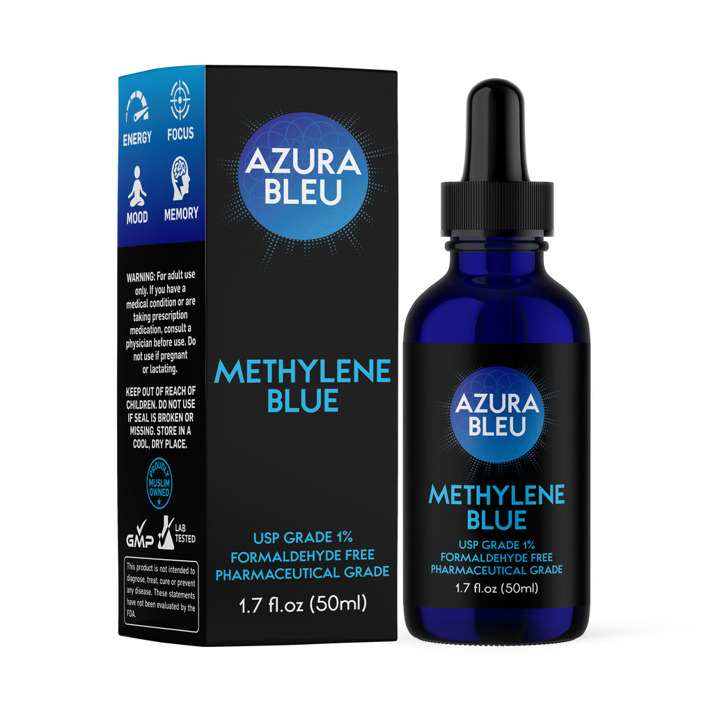 Azura Bleu USP Grade 1% Methylene Blue 50ml Dropper