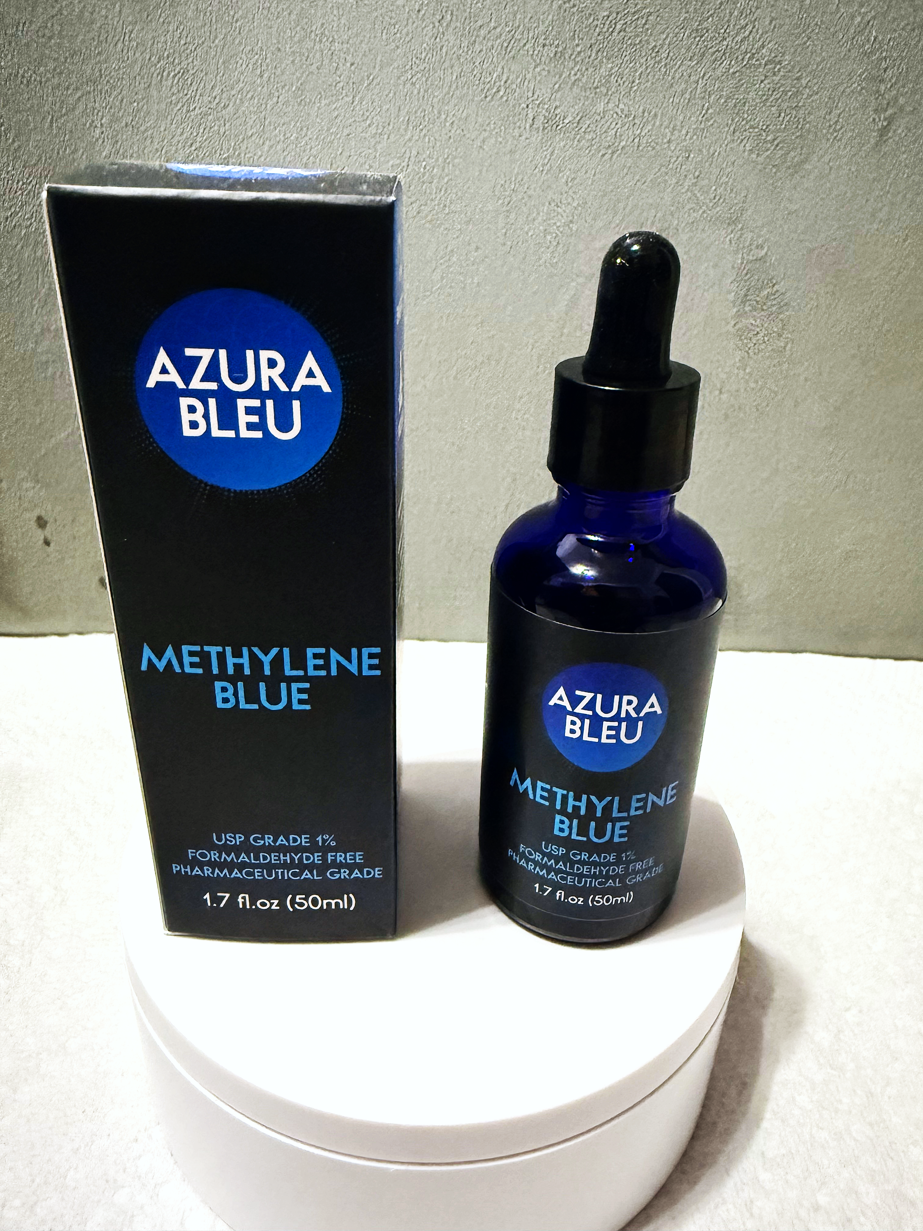 Azura Bleu USP Grade 1% Methylene Blue 50ml Dropper