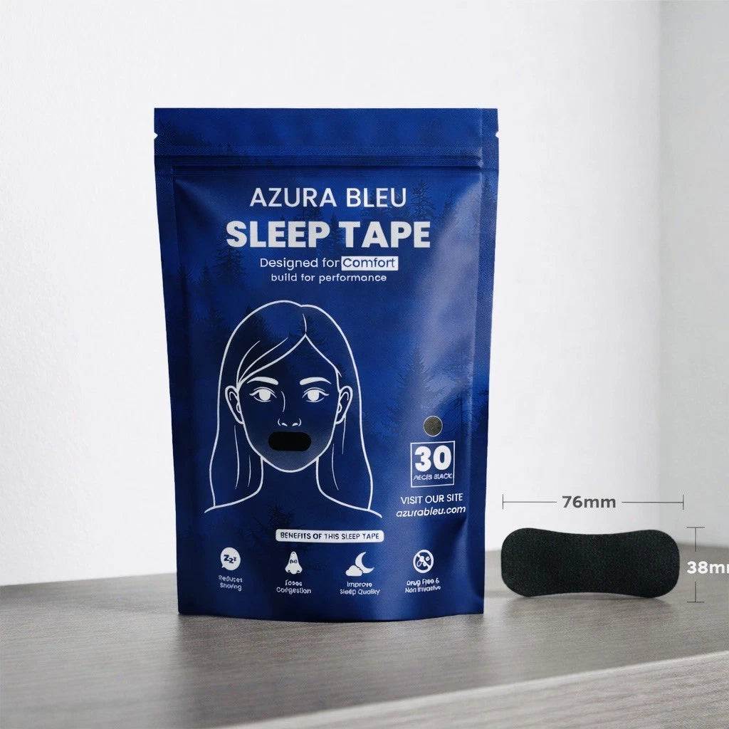 Mouth Tape 38*76mm for Mouth Tape (new) Premium Quality (Black Strips)